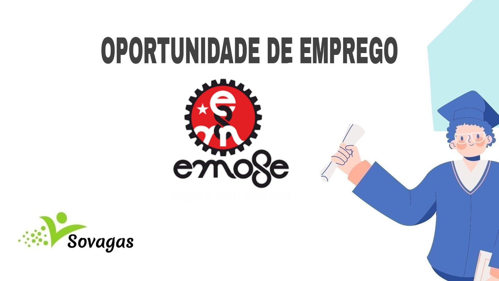 A emose abre (03) vagas de emprego