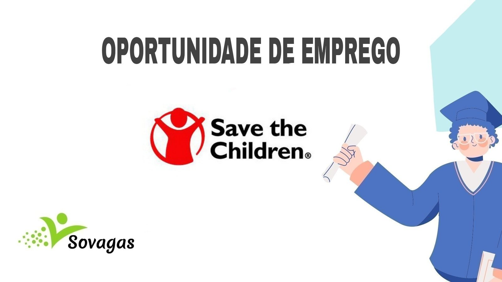 A save the children abre (02) vagas de emprego em