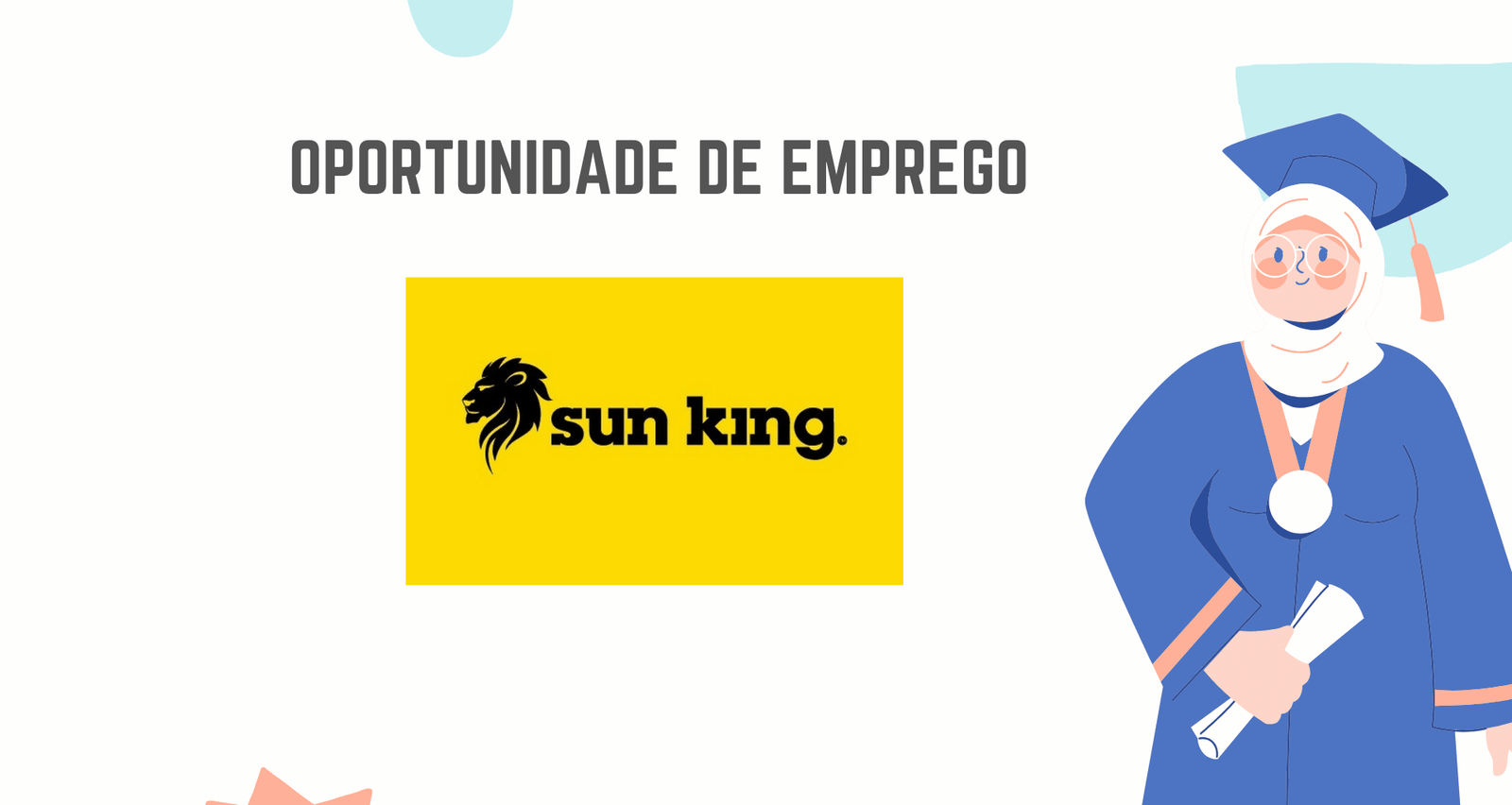 A sun king está a recrutar (10) técnicos de diferentes