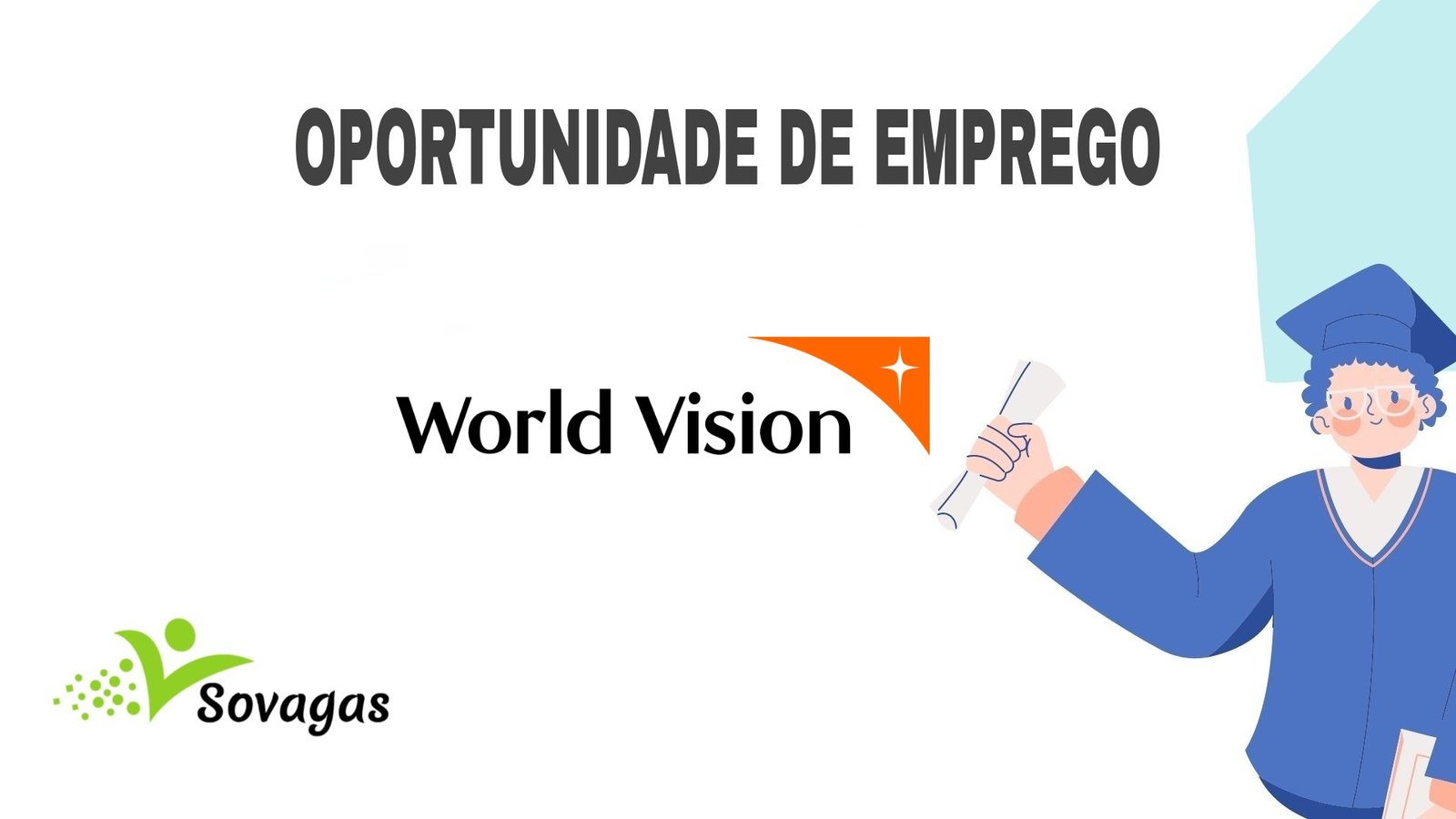 A world vision abre (02) vagas de emprego em diversas