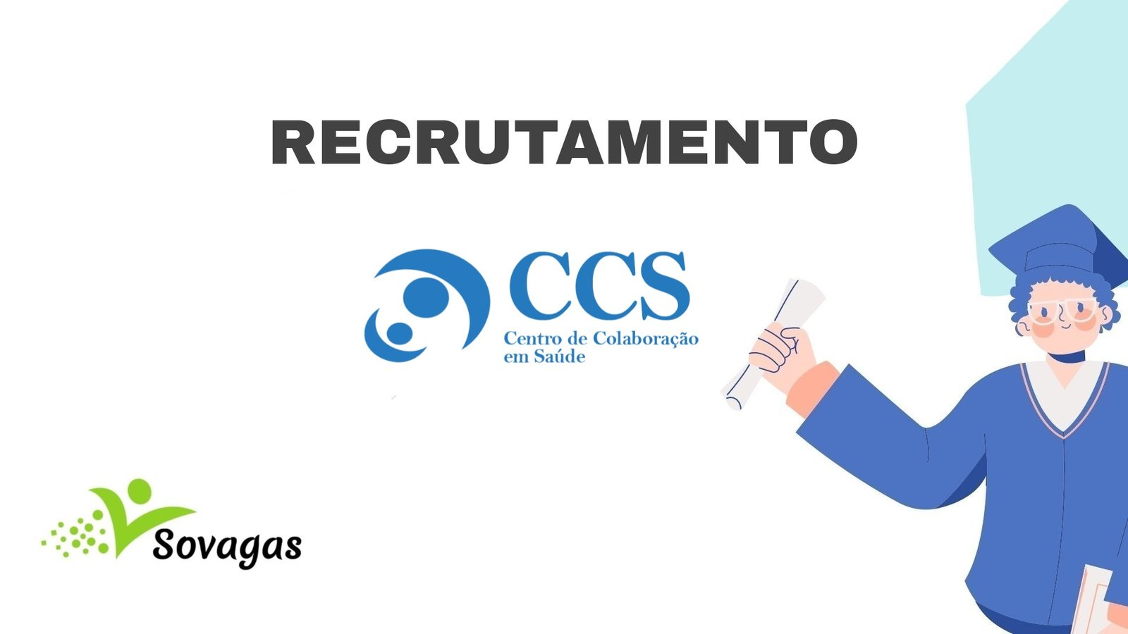 O ccs oferece (04) vagas de emprego em diversas Áreas