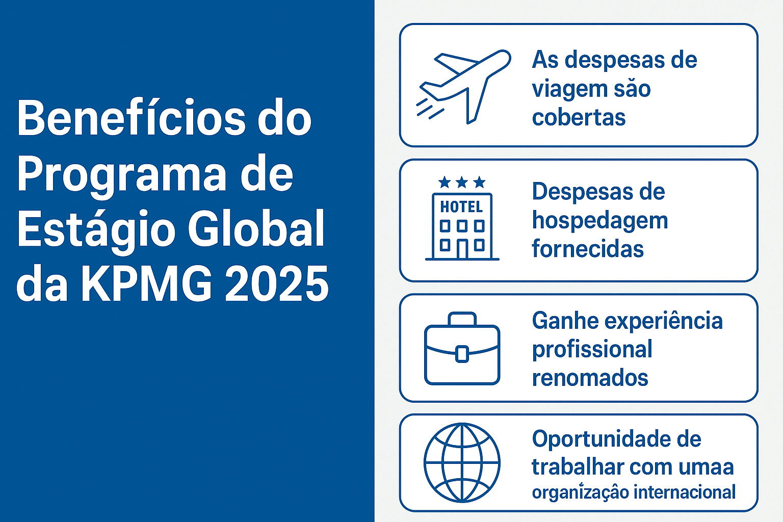 Programa de estágio global kpmg 2025 totalmente financiado – candidaturas