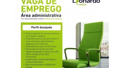Vaga assistente administrativa (leonard group)