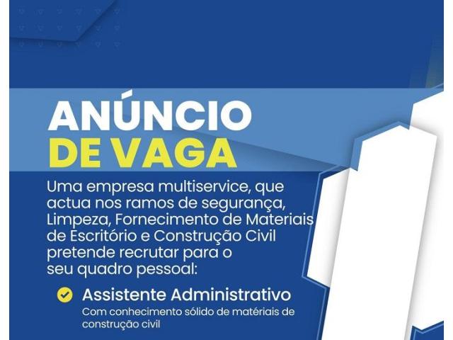 Vaga – assistente administrativo mais vagas
