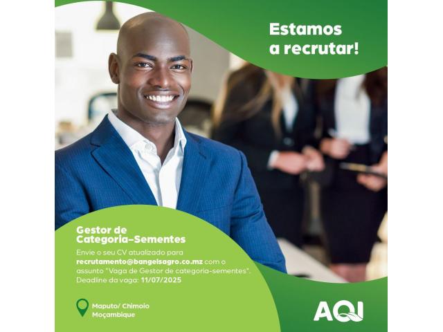 Vaga – gestor de categoria sementes (aqi)