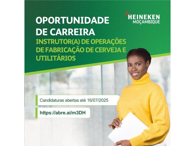 Vaga – instrutor(a) de operações de fabricação de cerveja e
