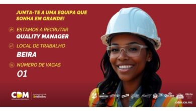 Vaga – quality manager mais vagas