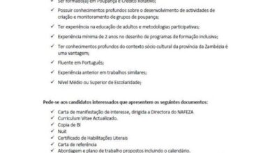 Vaga – formador(a), na área de poupança e crédito rotativo