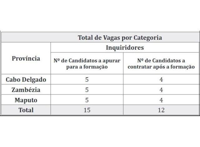 Recruta se (12) inquiridores (m/f) (ine)
