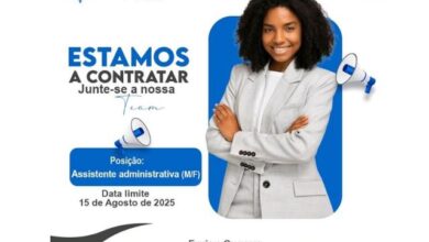Vaga – assistente administrativa (f/m)