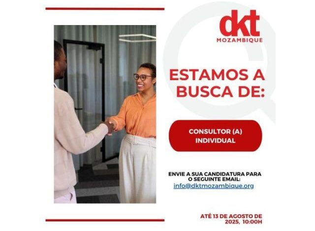 Vaga – consultor(a) individual mais vagas