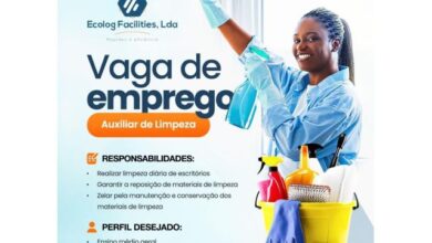 Vagas – auxiliares de limpeza (ecolog facilities, lda)