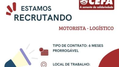A ong cefa tem vagas em aberto nesta segunda feira