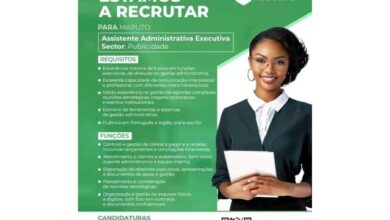 Vaga para assistente administrativa executiva