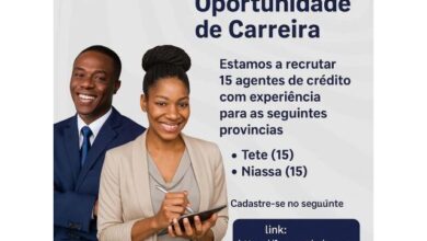 Vagas para (30) agentes de crédito salario 17,000.00mzn