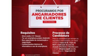 A empresa recarga aki pretende recrutar mais de (30) angariadores