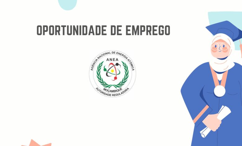 A agência nacional de energia atómica (anea) oferece (03) vagas