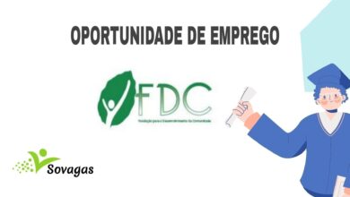 A fdc oferece (21) vagas de emprego em diversas áreas