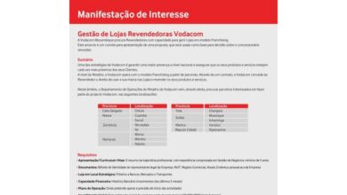 As empresas vodacom e o mpesa estão a recrutar mais