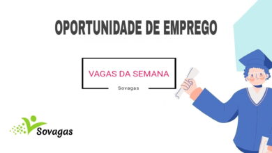 Vagas da semana: (375) vagas de emprego em diversas Áreas