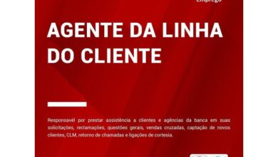 Vaga para agente da linha do cliente cbe southern
