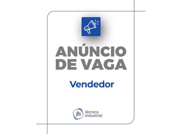 Vaga par vendedor mais vagas