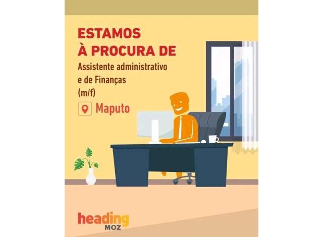Vaga para assistente administrativo e financeiro (m/f)