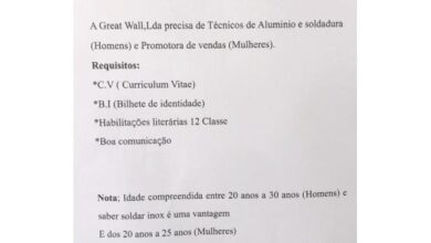 Vagas na great wall para: tecnicos de aluminio e soldadura