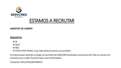 Vagas para (17) agentes de campo com 7* classe servcred