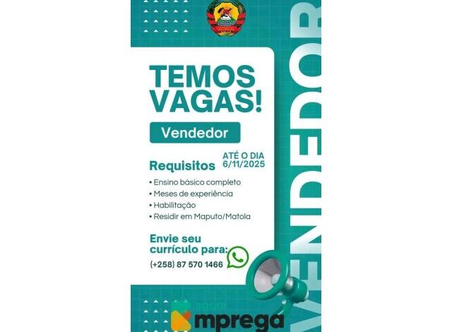 Vagas para vendedores mais vagas