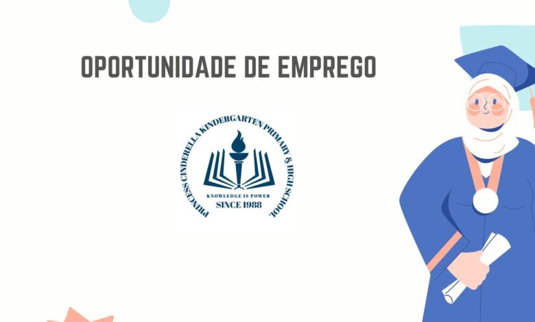 A princess cinderella school recruta (05) professores para sua equipa