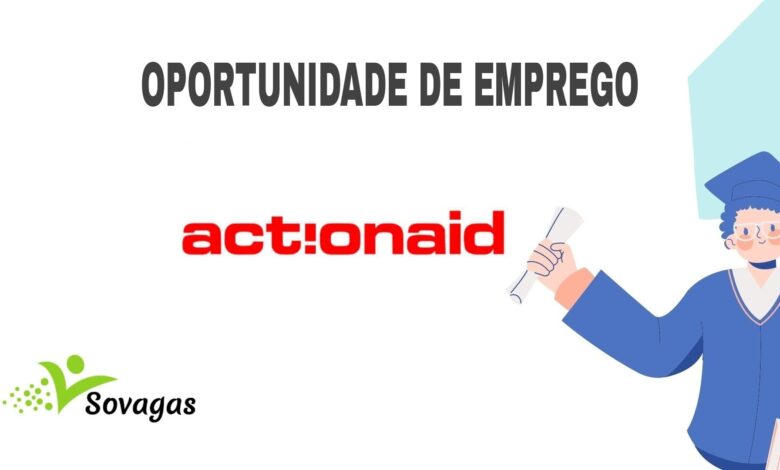 A actionaid oferece (132) vagas de emprego em diversas Áreas