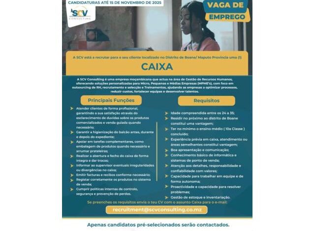 Vaga – caixa mais vagas
