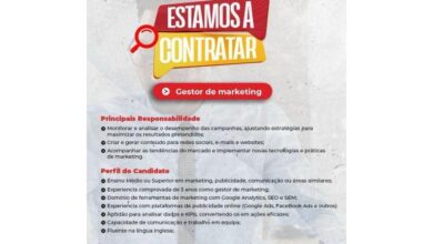 Vaga – gestor de marketing