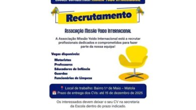 Vagas abertas em diversas áreas