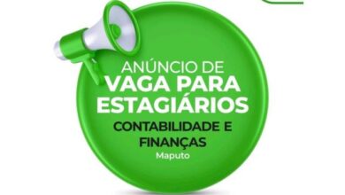 Vagas para (3) estagiários de contabilidade e finanças