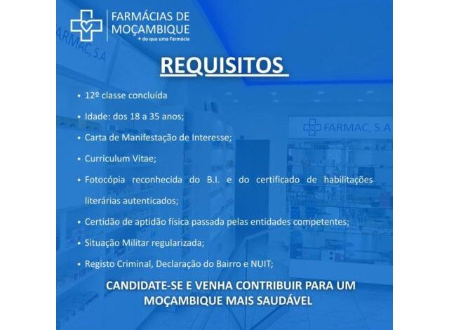 Vagas – (2) caixas mais vagas