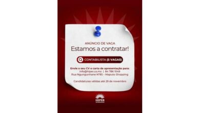 Vagas – (5) contabilistas – cidade de maputo