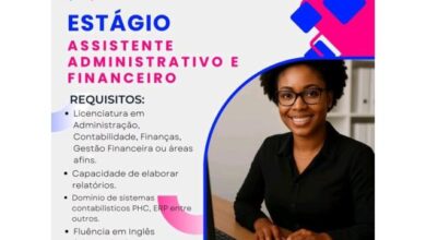 Vaga – estÁgio para assistente administrativo e financeiro