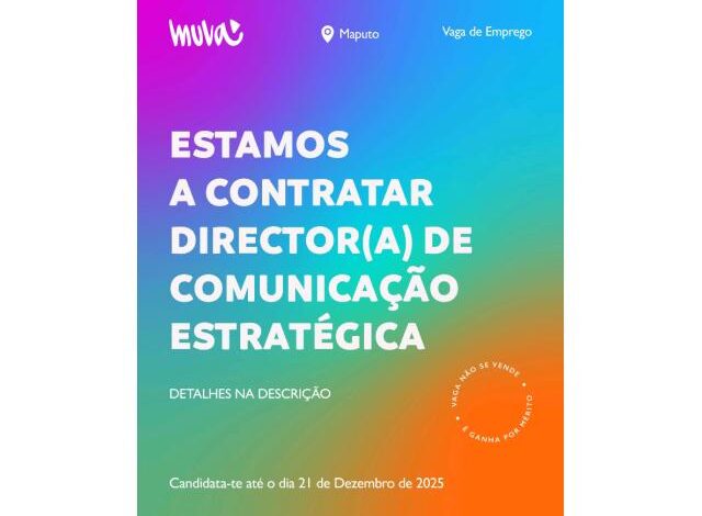 Vaga – diretor de comunicação estratégica