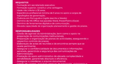 Vaga – secretaria executiva mais vagas