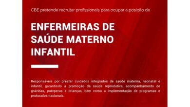 Vagas – enfermeiras de saúde materno infantil