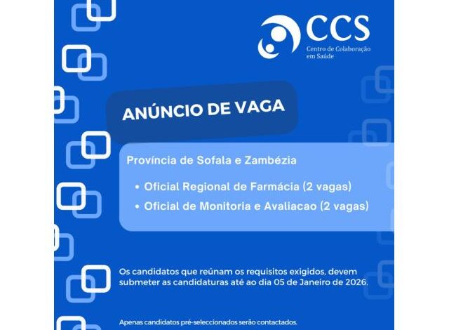 O centro de colaboracao em saude (ccs) esta a receber