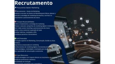 Vaga – gestor de marketing