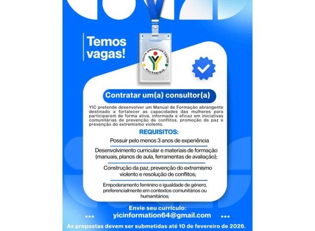 Vagas – consultores(as)