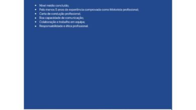 Vaga – motorista mais vagas