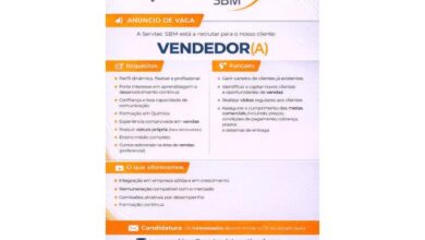 Vaga – vendedor(a) mais vagas