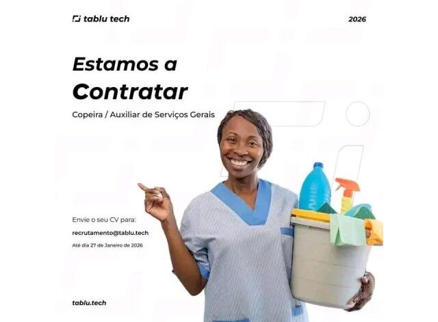 Vaga copeira / auxiliar de serviços gerais