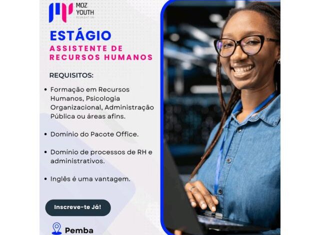 Vaga – estÁgio para assistente de recursos humanos