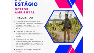 Vaga – estÁgio para gestor ambiental